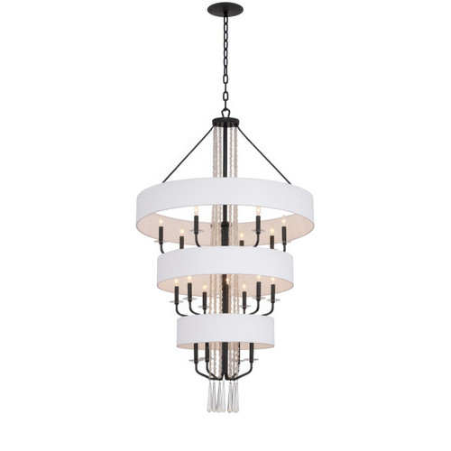 Varaluz - 270P15OX - 15 Light Pendant - Barcelona - Onyx