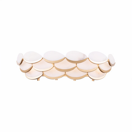 Varaluz - 561B04FG - Four Light Bath - High Tide - French Gold