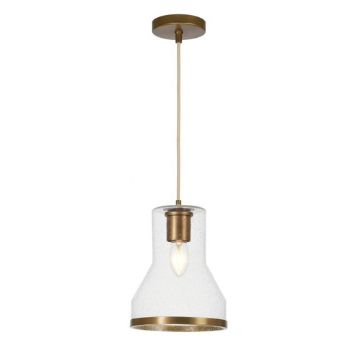 Varaluz - 580M01ATB - One Light Pendant - Alicia - Antique Bronze