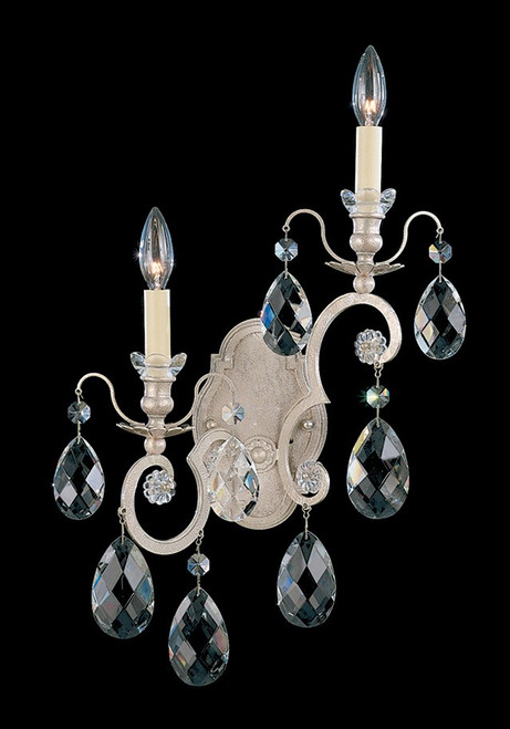 Schonbek - 3758-48R - Two Light Wall Sconce - Renaissance - Antique Silver