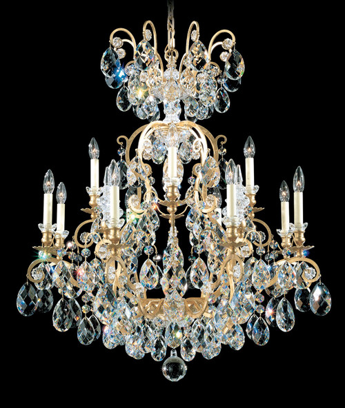 Schonbek - 3772-51R - 13 Light Chandelier - Renaissance - Black