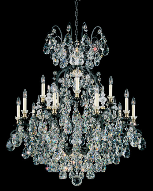 Schonbek - 3773-51R - 16 Light Chandelier - Renaissance - Black