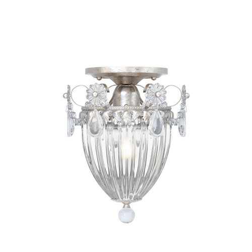 Schonbek - 1239-48R - One Light Semi-Flush Mount - Bagatelle - Antique Silver
