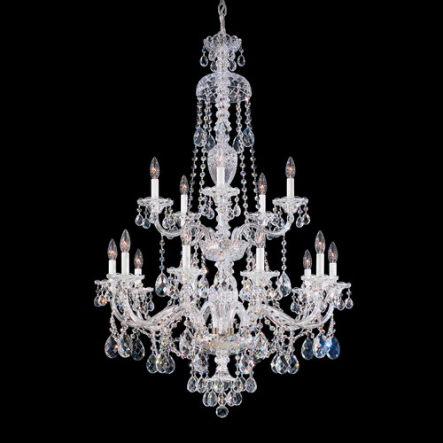 Schonbek - 3608-40H - 15 Light Chandelier - Sterling - Polished Silver