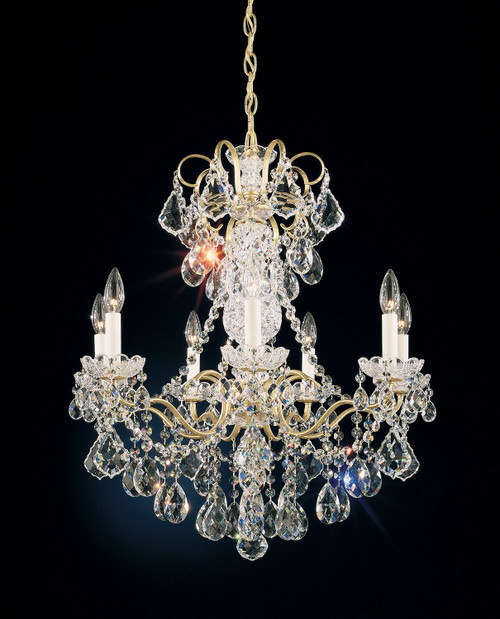 Schonbek - 3656-49R - Seven Light Chandelier - New Orleans - Black Pearl