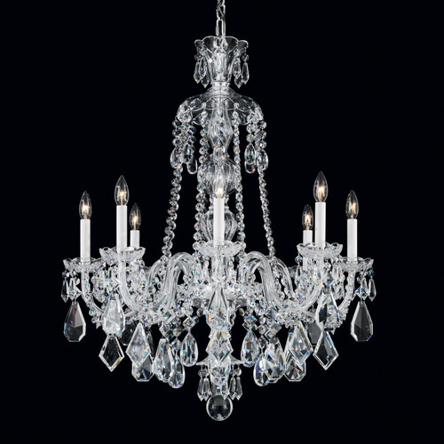 Schonbek - 5737CL - Eight Light Chandelier - Hamilton - Polished Silver