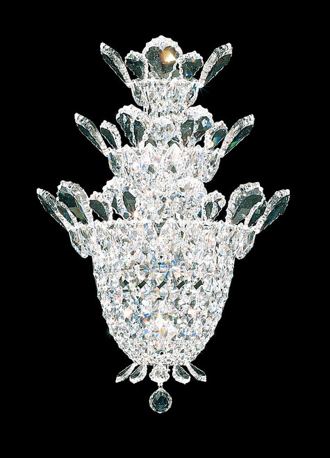 Schonbek - 5888R - Four Light Wall Sconce - Trilliane - Polished Stainless Steel
