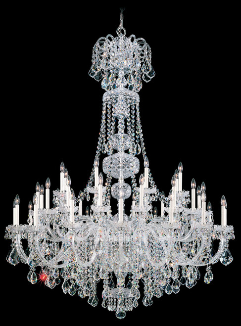 Schonbek - 6861-40H - 45 Light Chandelier - Olde World - Polished Silver