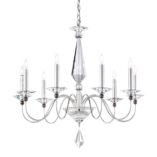 Schonbek - 9679-40CL - Nine Light Chandelier - Jasmine - Polished Silver