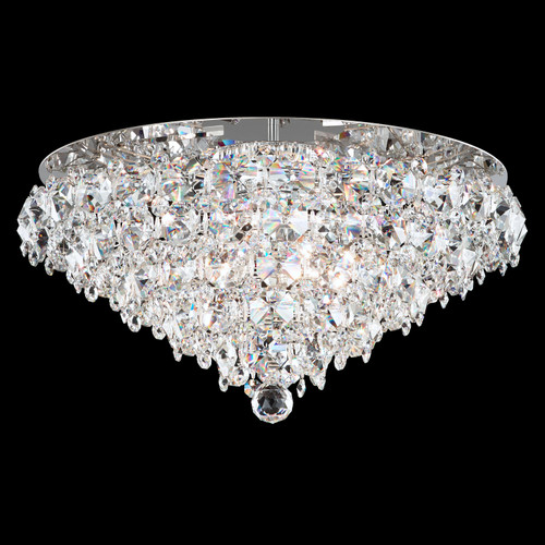 Schonbek - BN1424N-401O - Six Light Flush Mount - Baronet - Polished Stainless Steel