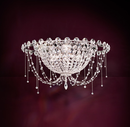 Schonbek - CM8426N-401A - Five Light Flush Mount - Chrysalita - Stainless Steel