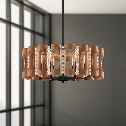 Schonbek - MR1006N-BK1O - Six Light Pendant - Twilight - Black