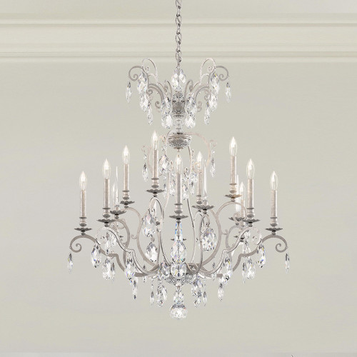 Schonbek - RN3872N-51H - 12 Light Chandelier - Renaissance Nouveau - Black