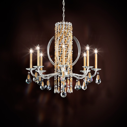 Schonbek - RS8308N-401R - Eight Light Chandelier - Siena - Polished Stainless Steel
