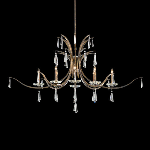 Schonbek - S30508-59R - Eight Light Chandelier - Tinsley - Ferro Black