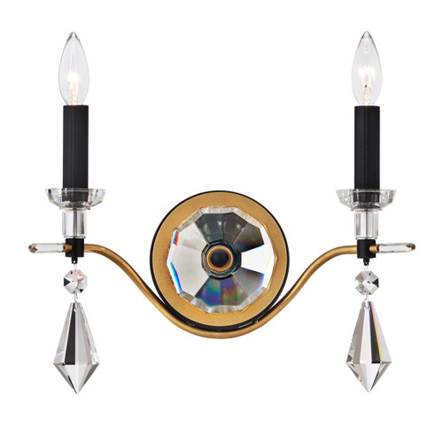 Schonbek - S5602-709/18R - Two Light Wall Sconce - Tempest - Soft Gold/Black