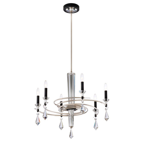 Schonbek - S5606-709/18R - Six Light Chandelier - Tempest - Soft Gold/Black
