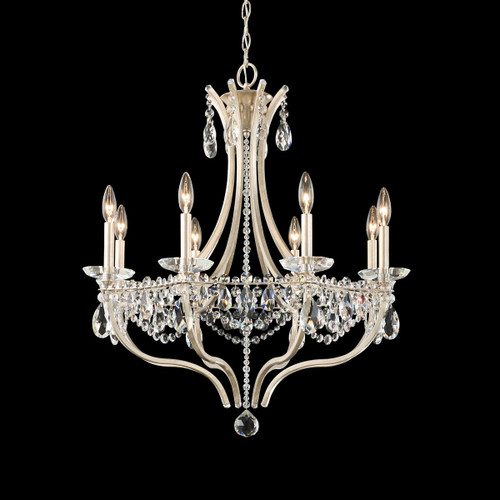 Schonbek - S77508-711R - Eight Light Chandelier - Adley - White Gold