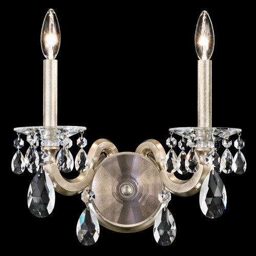 Schonbek - S8602N-51R - Two Light Wall Sconce - San Marco - Black