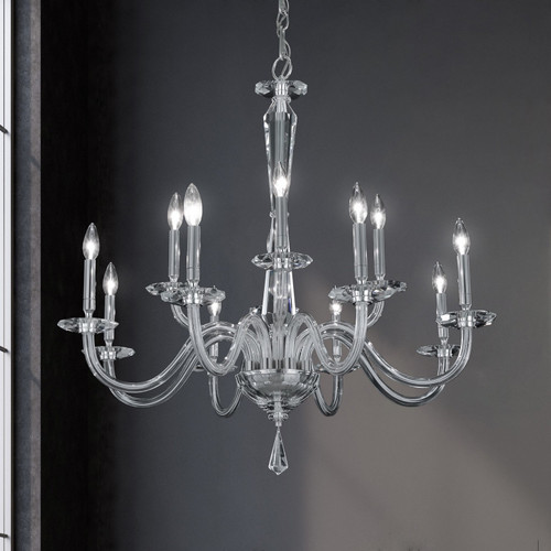 Schonbek - S9235-702O - Eight Light Chandelier - Habsburg - Polished Chrome