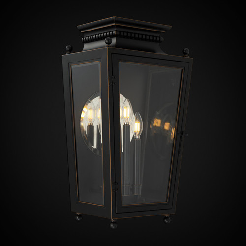 Schonbek - SW31523-720 - Four Light Outdoor Wall Mount - Milton - Zinc