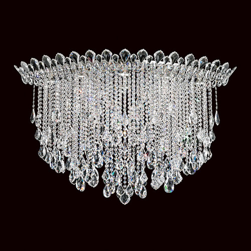 Schonbek - TR4802N-401H - Eight Light Semi-Flush Mount - Trilliane Strands - Polished Stainless Steel