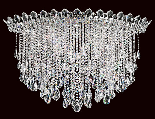 Schonbek - TR4802N-401R - Eight Light Semi-Flush Mount - Trilliane Strands - Polished Stainless Steel