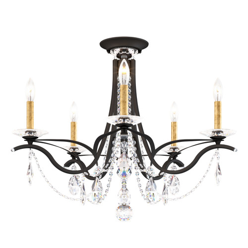 Schonbek - VA8312N-51R - Five Light Semi-Flush Mount - Vesca - Black