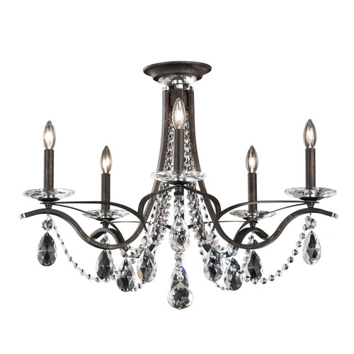 Schonbek - VA8312N-76R - Five Light Semi-Flush Mount - Vesca - Heirloom Bronze