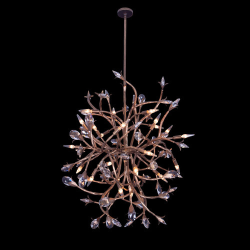 Kalco - 041450-065-FR001 - 16 Light Chandelier - Fiore - Pearlized Antique Brass