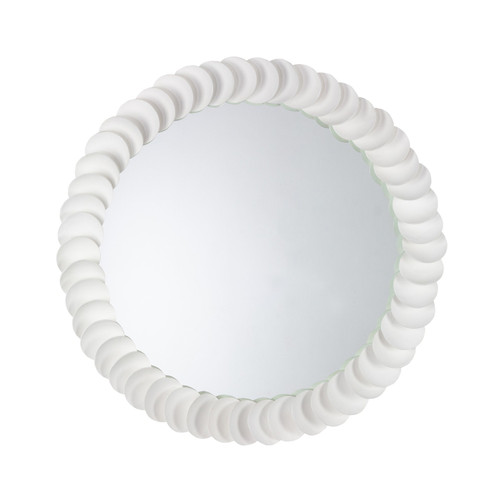 Kalco - 803605 - Mirror - Cocco - Matte White