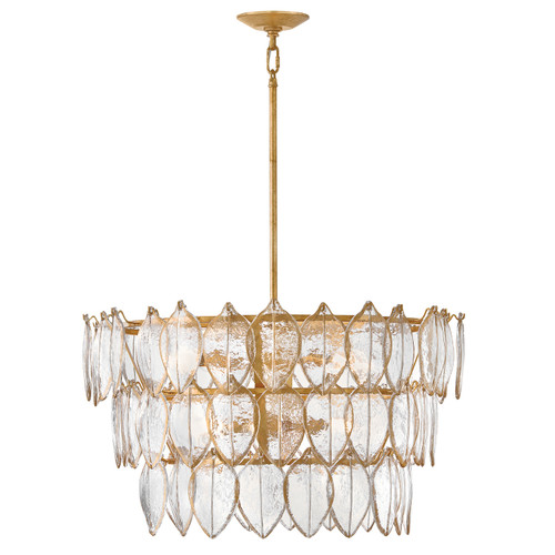 Fredrick Ramond - FR32604DA - LED Chandelier - Amira - Distressed Brass