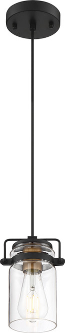 Nuvo Lighting - 60-6733 - One Light Mini Pendant - Antebellum - Black