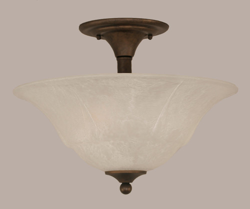 Toltec Lighting - 121-BRZ-53615 - Two Light Semi-Flush Mount - Any - Bronze