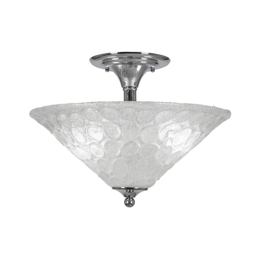 Toltec Lighting - 121-CH-411 - Two Light Semi-Flush Mount - Any - Chrome