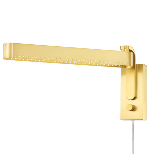 Mitzi - HL563203-AGB - LED Wall Sconce - Julissa - Aged Brass