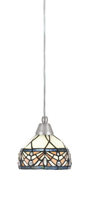 Toltec Lighting - 22-BN-9485 - One Light Mini Pendant - Any - Brushed Nickel