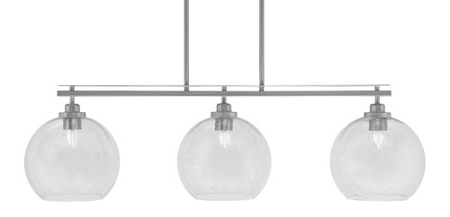 Toltec Lighting - 2636-BN-4350 - Three Light Island Pendant - Odyssey - Brushed Nickel
