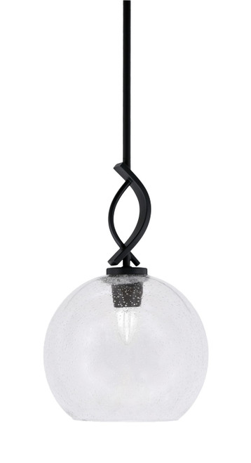 Toltec Lighting - 3901-MB-4350 - One Light Mini Pendant - Cavella - Matte Black
