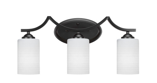 Toltec Lighting - 553-MB-4061 - Three Light Bath Bar - Zilo - Matte Black
