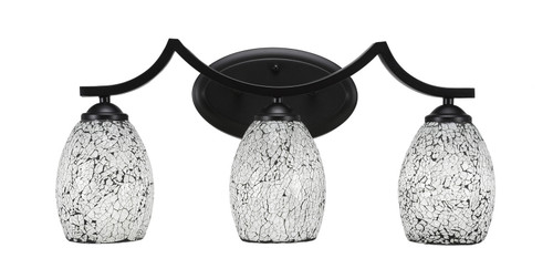 Toltec Lighting - 553-MB-4165 - Three Light Bath Bar - Zilo - Matte Black