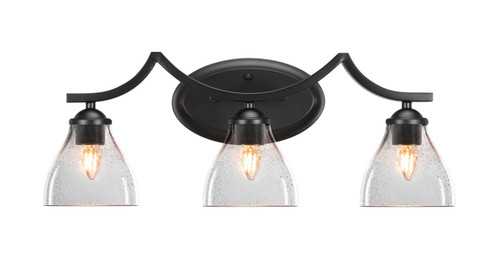 Toltec Lighting - 553-MB-4760 - Three Light Bath Bar - Zilo - Matte Black