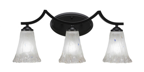 Toltec Lighting - 553-MB-721 - Three Light Bath Bar - Zilo - Matte Black