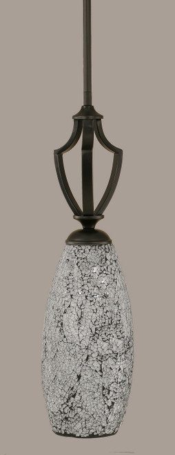 Toltec Lighting - 561-MB-416 - One Light Mini Pendant - Zilo - Matte Black