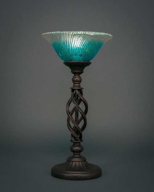 Toltec Lighting - 63-DG-438 - One Light Table Lamp - Eleganté - Dark Granite