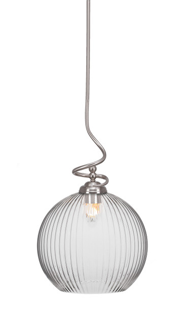 Toltec Lighting - 900-BN-4670 - One Light Pendant - Capri - Brushed Nickel