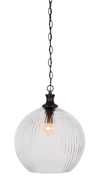 Toltec Lighting - 94-MB-4670 - One Light Pendant - Carina - Matte Black