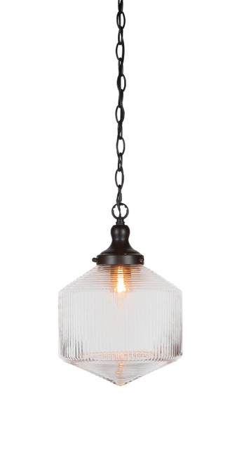 Toltec Lighting - 99-MB-4620 - One Light Pendant - Carina - Matte Black