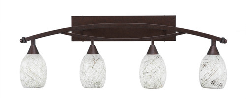 Toltec Lighting - 174-BRZ-5054 - Four Light Bath Bar - Bow - Bronze