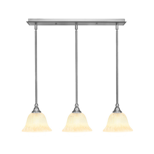 Toltec Lighting - 25-BN-508 - Three Light Linear Pendalier - Any - Brushed Nickel